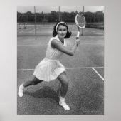 Vrouwen die tennis spelen poster (Voorkant)