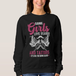 Vrouwen die van Tattoo houden Tattoo kunstenaar G Trui