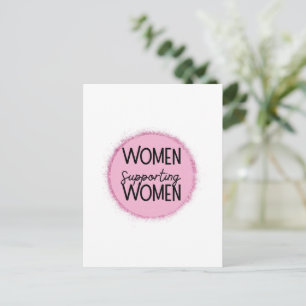 vrouwen die vrouwen steunen feestdagenkaart