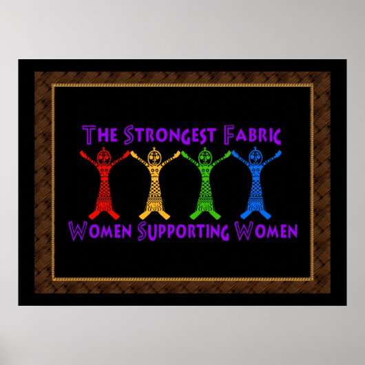 Vrouwen die vrouwen steunen poster (Voorkant)
