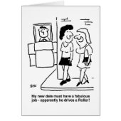 Vrouwen die wachten op een datum die "een roller"  (Voorkant)