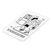 Vrouwen die wachten op een datum die "een roller"  magneet (Linkerzijde)