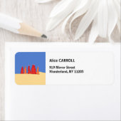 Vrouwen die water vervoeren in de woestijn van Tha Etiket (Insitu)