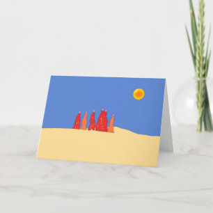 Vrouwen die water vervoeren in de woestijn van Tha Kaart