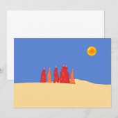 Vrouwen die water vervoeren in de woestijn van Tha Kaart (Voorkant / Achterkant)