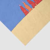 Vrouwen die water vervoeren in de woestijn van Tha Tissuepapier (Detail)