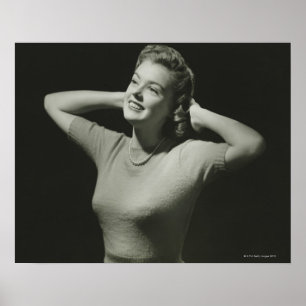 Vrouwen die zich verplaatsen poster