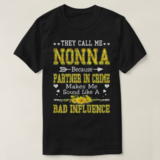 Vrouwen die zij me nonna noemen omdat de partner i t-shirt (Design voorkant)