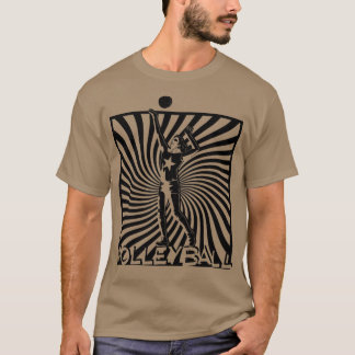 Vrouwen dienen de Ball well Volleyball T-shirt