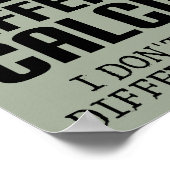 Vrouwen Differentiaalrekening Grappige Poster Bord (Hoek)