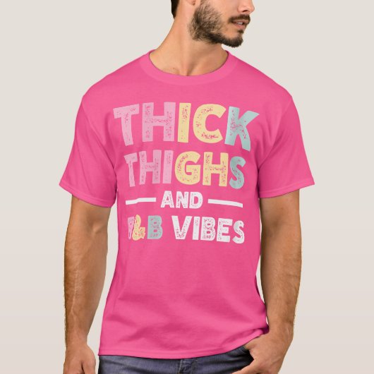 Vrouwen Dikke Dijen Rb Vibes T-shirt (Voorkant)