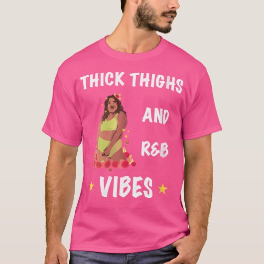 Vrouwen Dikke Dijen Rb Vibes T-shirt (Voorkant)