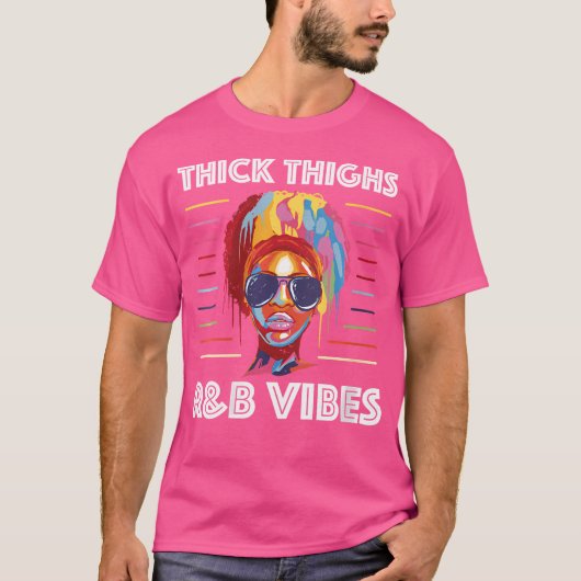 Vrouwen Dikke Dijen Rb Vibes T-shirt (Voorkant)