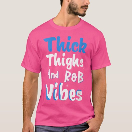 Vrouwen Dikke Dijen Rb Vibes T-shirt (Voorkant)
