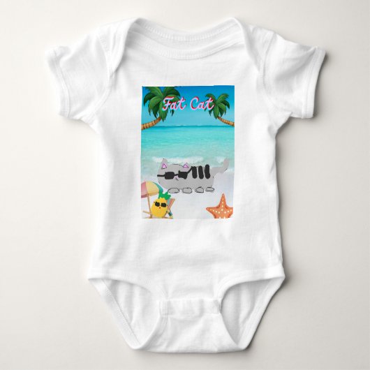 Vrouwen Dikke Kat Zomer T-shirt (Voorkant)