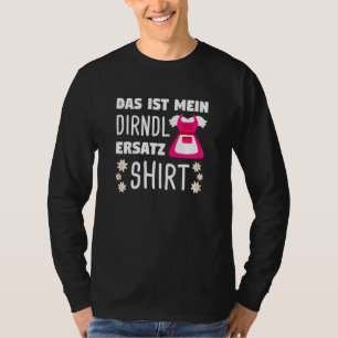 Vrouwen Dirndl Vervanging Kostuum Tent Party Kostu T-shirt
