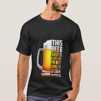 Vrouwen Dit bier smaakt een heleboel grappig bier T-shirt