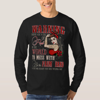 Vrouwen Dit Boerderij is degene die je wilt T-shirt