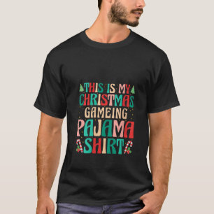 Vrouwen Dit is mijn kerst gaming pyjama Shirt Na