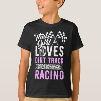 Vrouwen Dit Meisje Liefde Dirt Track Racing Auto R T-shirt