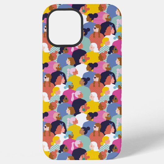 Vrouwen Diversiteit - Vrouwen van Verschillende Ra iPhone Hoesje (Achterkant)