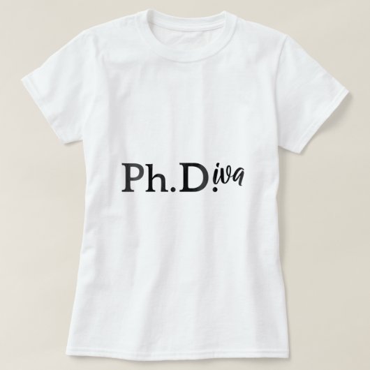Vrouwen doctoraatsgraad vrouwen in het Afstuderen  T-shirt (Design voorkant)
