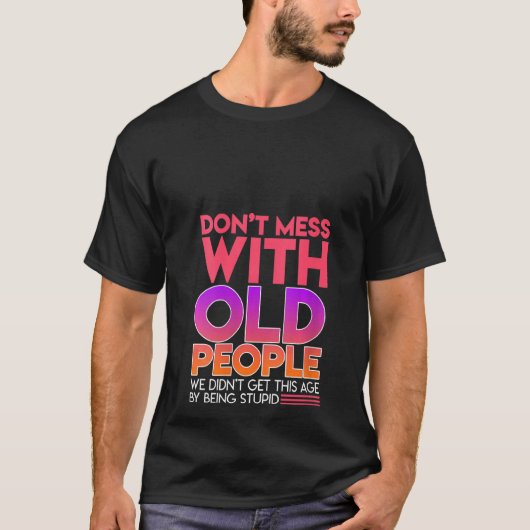 Vrouwen doneren mannen met de dag van de oude vade t-shirt (Voorkant)