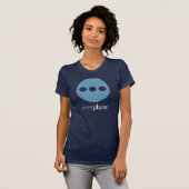 Vrouwen - donker Shirt - Immortaal Label (Voorkant volledig)