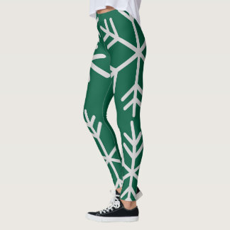 Vrouwen Donkergroen hoge taille leggings