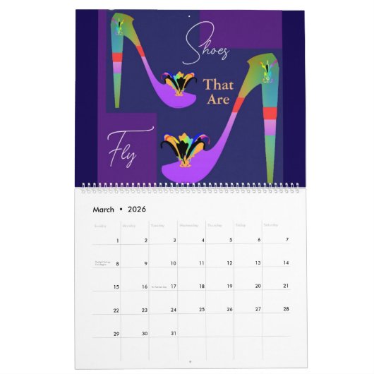 Vrouwen Draag Kalender (Mar 2026)