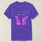 Vrouwen Draag Paars voor de Dochtere Epilepsy Brai T-shirt (Design voorkant)