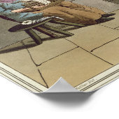 Vrouwen draaien uit 'Costume of Yorkshire' Poster (Hoek)