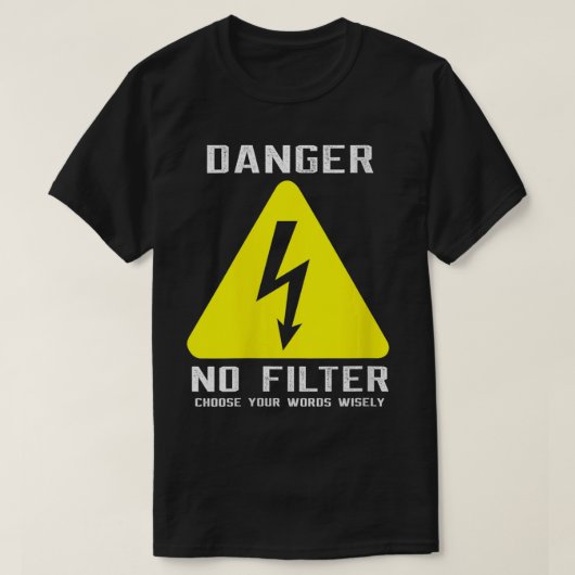 Vrouwen dreigen geen filter t-shirt (Design voorkant)