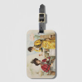  vrouwen Drink Bagagelabel van wijn (Voorkant (verticaal))