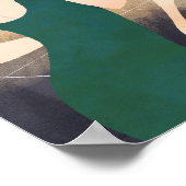 Vrouwen Drink wijn Poster (Hoek)