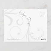 Vrouwen drogen haar nek briefkaart (Achterkant)