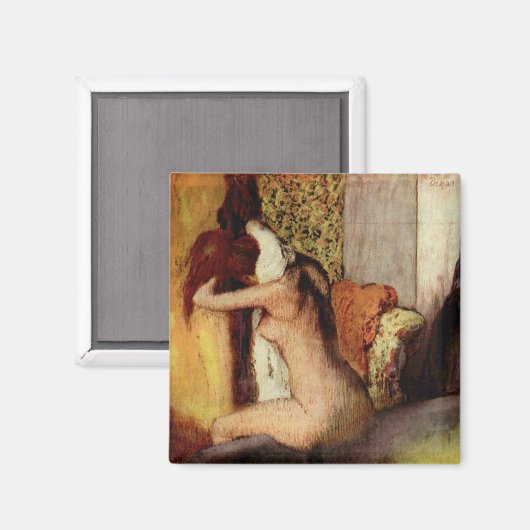 Vrouwen drogen haar nek magneet (Voorkant / Achterkant)