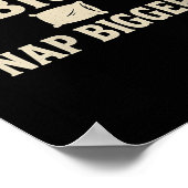 Vrouwen dromen grote dutje grotere grappige sarcas poster (Hoek)