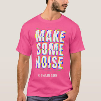 Vrouwen drum en bas muziek vloeibaar Oerwoud maken T-shirt