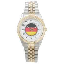 Vrouwen Duitse vlag Two-Tone armband horloge