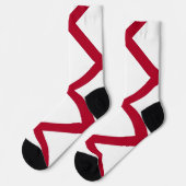 Vrouwen duurzame bemanningssokken met vlag van Ala Sokken (Links)