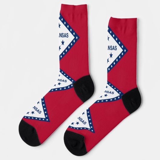 Vrouwen duurzame bemanningssokken met vlag van Ark Sokken (Links)