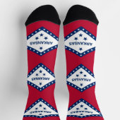 Vrouwen duurzame bemanningssokken met vlag van Ark Sokken (Top)