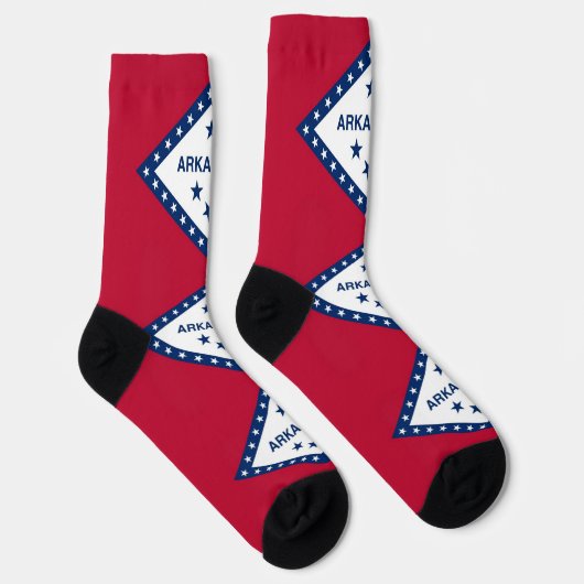 Vrouwen duurzame bemanningssokken met vlag van Ark Sokken (Rechts)