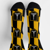 Vrouwen duurzame sokken met vlag Baltimore (Top)