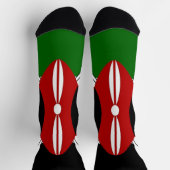 Vrouwen duurzame sokken met vlag van Kenia (Top)