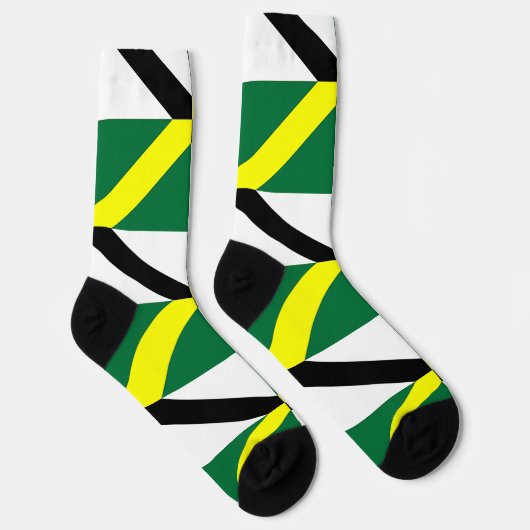 Vrouwen duurzame sokken met vlag van Monterey (Rechts)