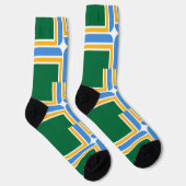 Vrouwen duurzame sokken met vlag van Portland (Rechts)