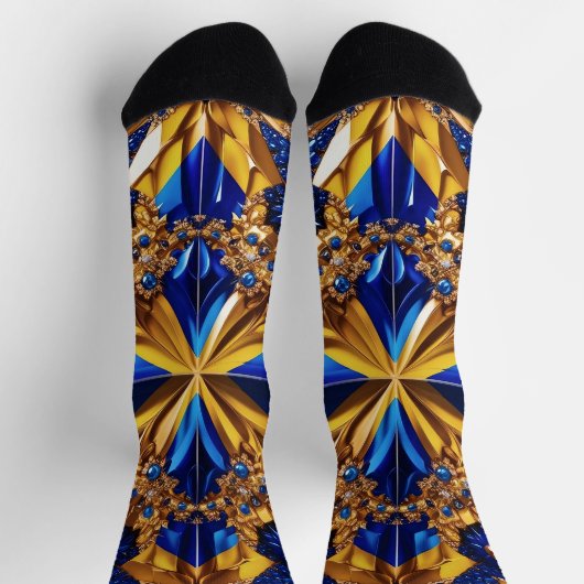 Vrouwen duurzame sokken met Zweden Kleuren (Top)