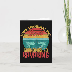 Vrouwen Echte Oma's Ga Kajakken Leuke Kajak Kajake Kaart